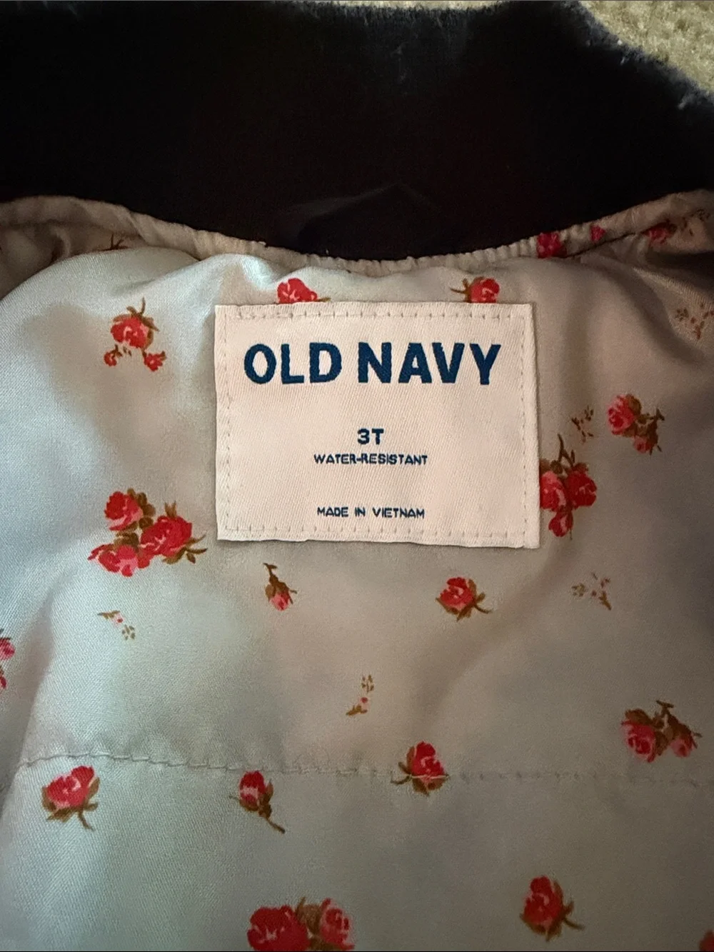 Old Navy Black Lightweight Bomber Jacket